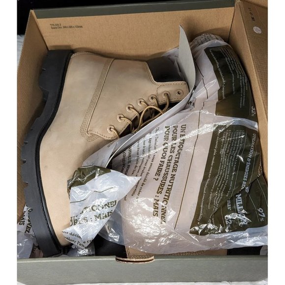 NEW $180 Timberland Classic 6 Inch Boots!11.5 Waterproof Natural Nubuck TB0A2GQG - Picture 2 of 4
